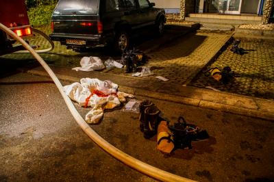 Trossingen: Chemische Reaktion sorgt fuer Feuerwehreinsatz